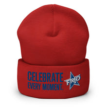 Load image into Gallery viewer, FRIO Cuffed Beanie - CELEBRATE EVERY MOMENT. - FRIO Slogan w Classic Logo (hcb02)